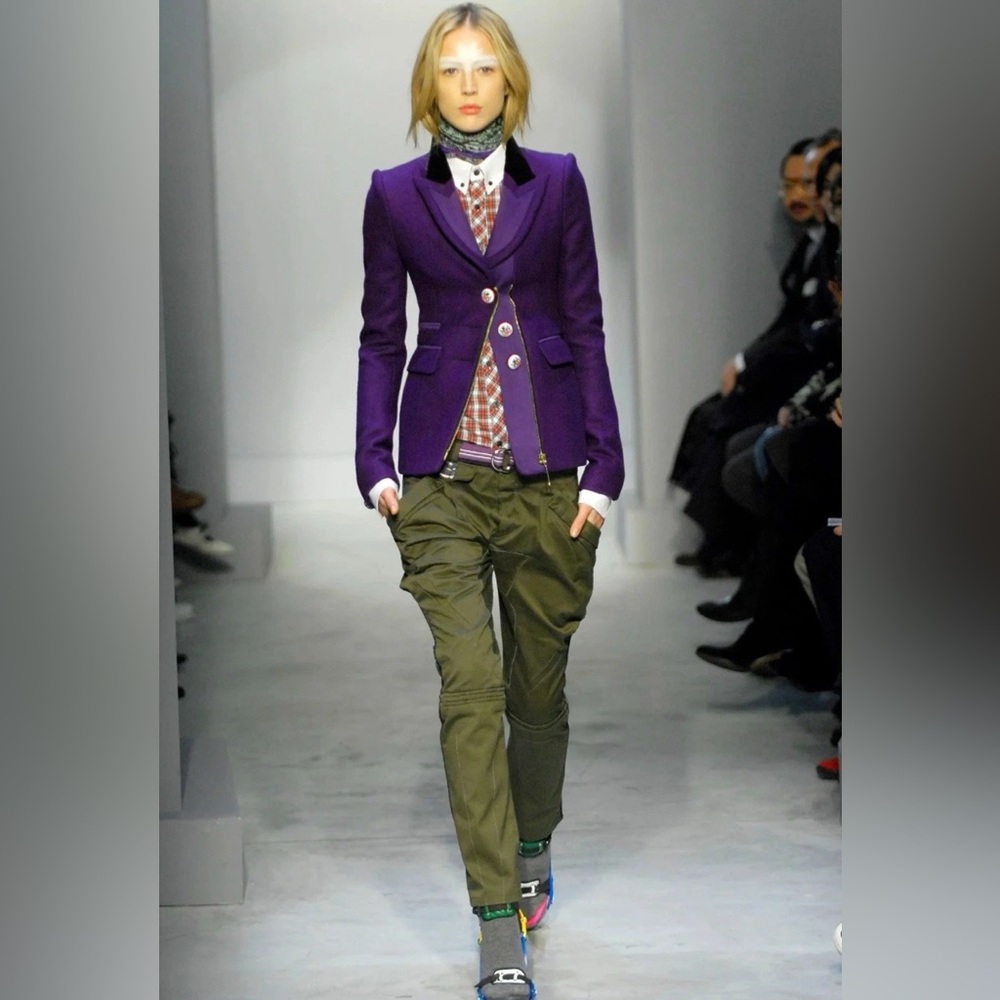 ***SOLD*** Balenciaga Nicholas Ghesquiere Fall 2007 Runway Purple Blazer
